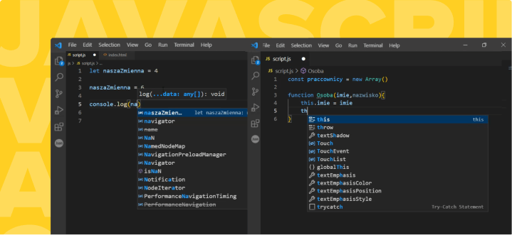 Kurs Javascript Od Podstaw ∣ Strefakursówpl Kursy I Szkolenia On Line 2961